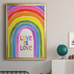 Love Loudly Collection B - Modern Framed Canvas Print