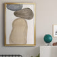 River Rocks Contour I - Modern Framed Canvas Print