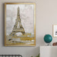 Eiffel Tower Glitz - Modern Framed Canvas Print