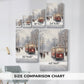 Frostlit Dawn Hearth - Canvas Art Print