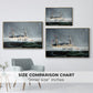 A Ship in the Storm, c. 1899 - Floater Framed Canvas Print