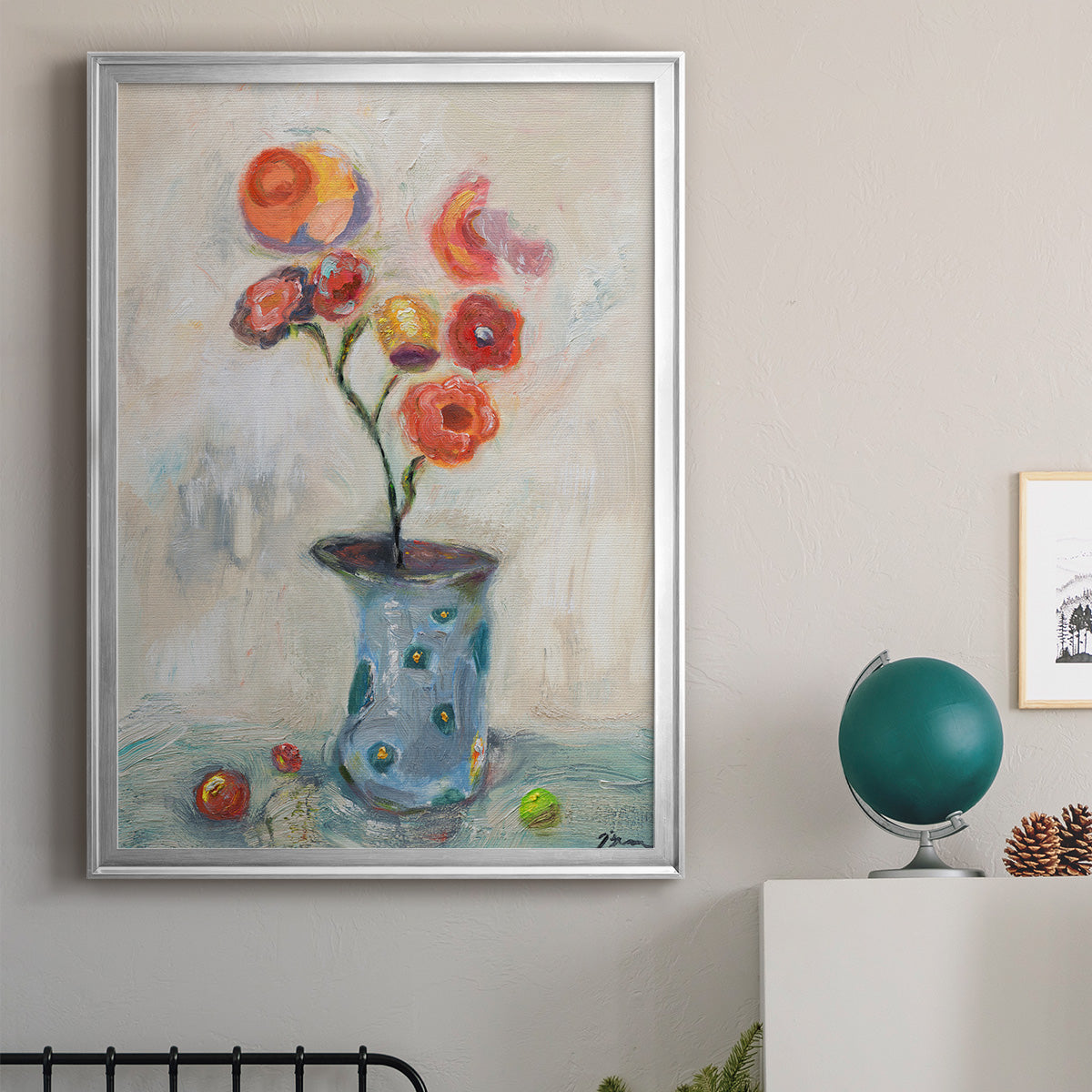 Fruit of Life - Modern Framed Canvas Print