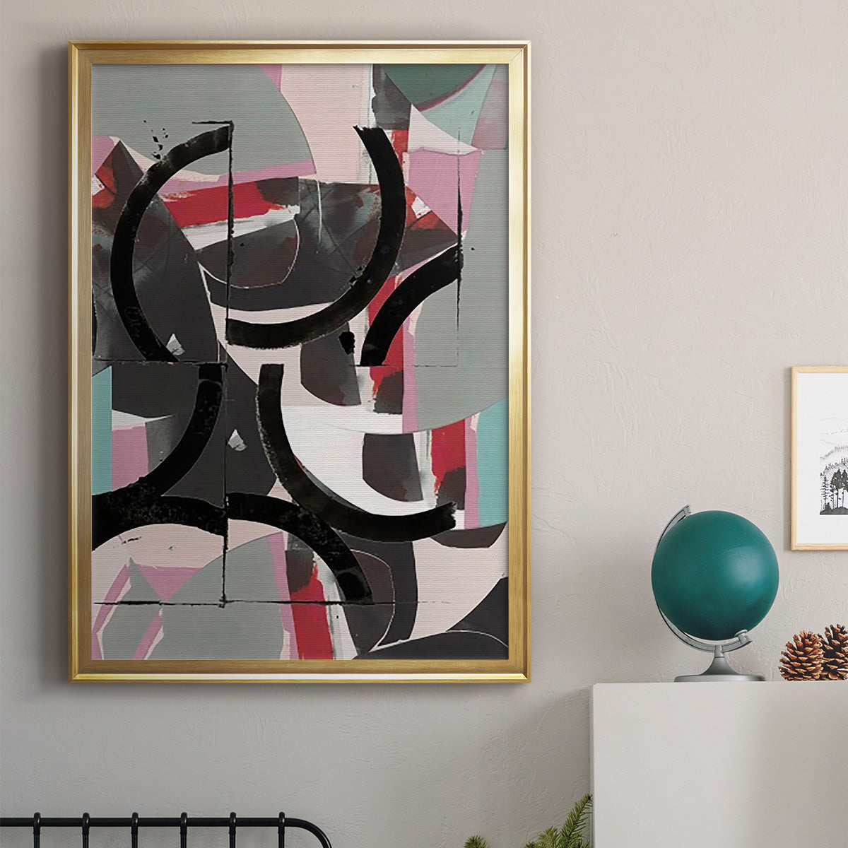 Cartissi Space II - Modern Framed Canvas Print