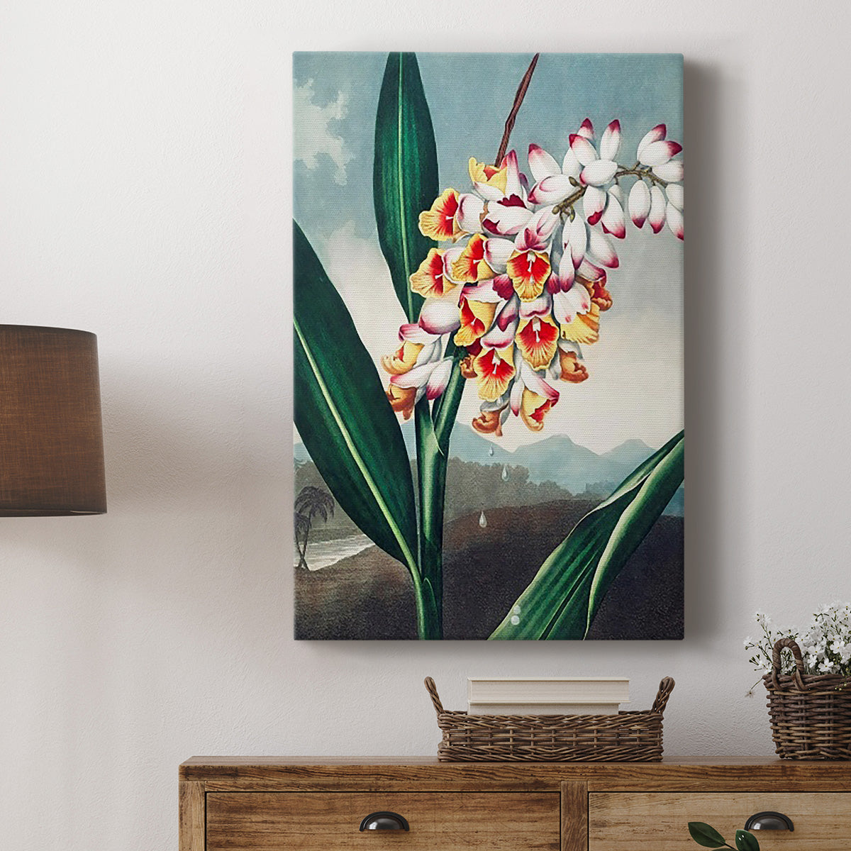 Temple of Flora VII - Canvas Art Print