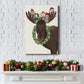 Christmas Moose and Christmas Owls - Gallery Wrapped Canvas