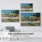Orchard in Blossom, Bordered by Cypresses, 1888 - Floater Framed Canvas Print