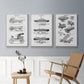 Industrial Flight - Floater Framed Canvas Set