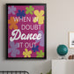 Dance It Out - Modern Framed Canvas Print