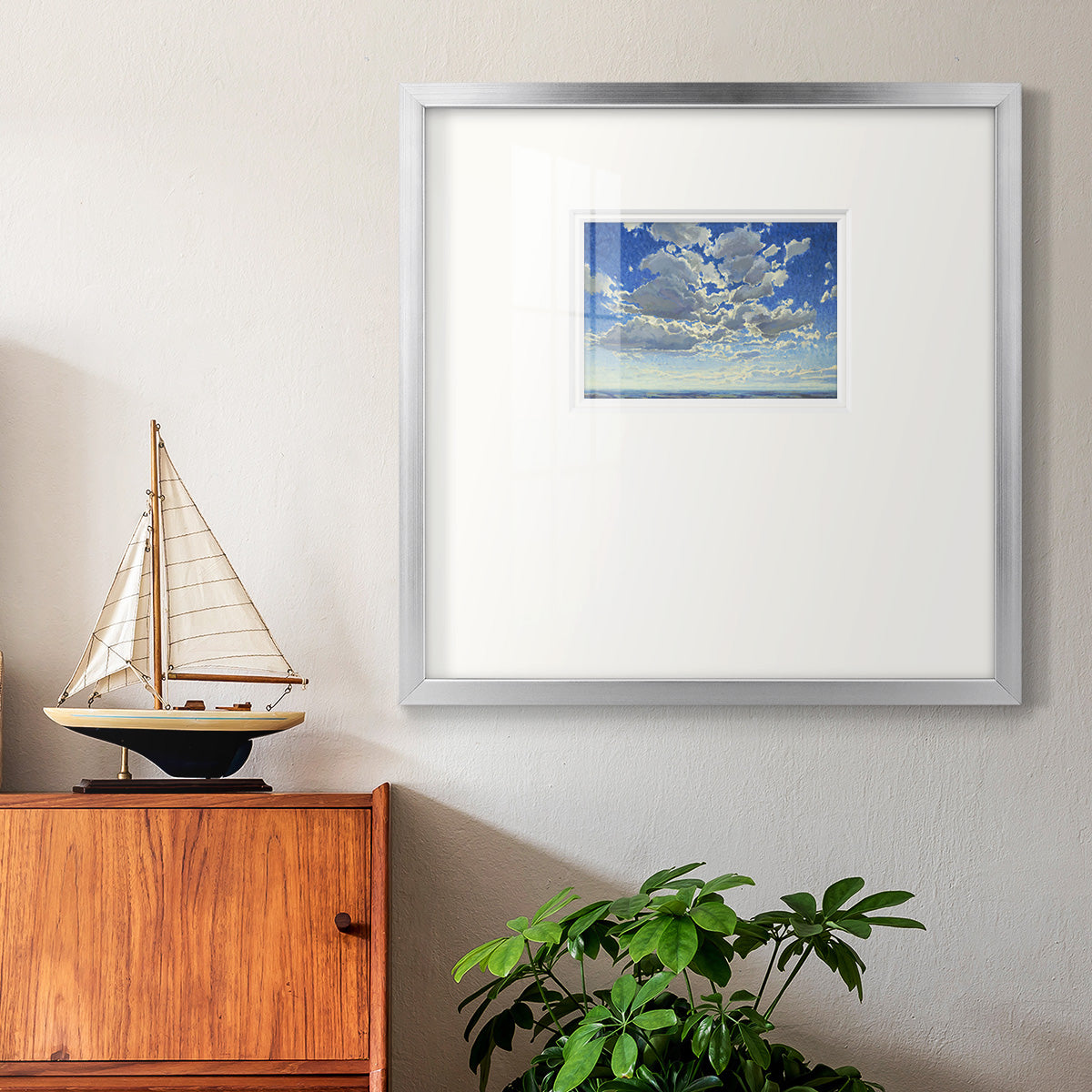 Cloudscape Premium Framed Print Double Matboard