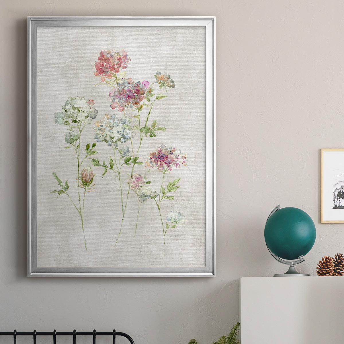 Soft Lace I - Modern Framed Canvas Print