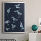 Flock I - Modern Framed Canvas Print