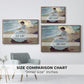 Clotilde on the Beach, 1904 - Floater Framed Canvas Print