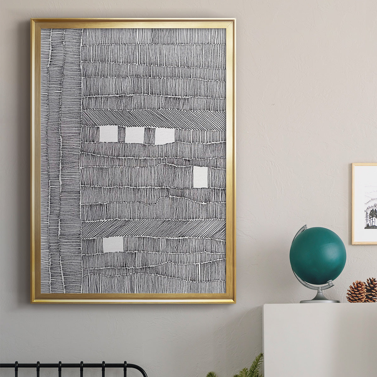 Tedious I - Modern Framed Canvas Print