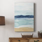 Watercolor Ocean Horizon II Premium Gallery Wrapped Canvas - Ready to Hang