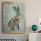 Fantastic Florals Hare, Sitting - Modern Framed Canvas Print