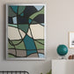 Multicolor Stained Glass I - Modern Framed Canvas Print