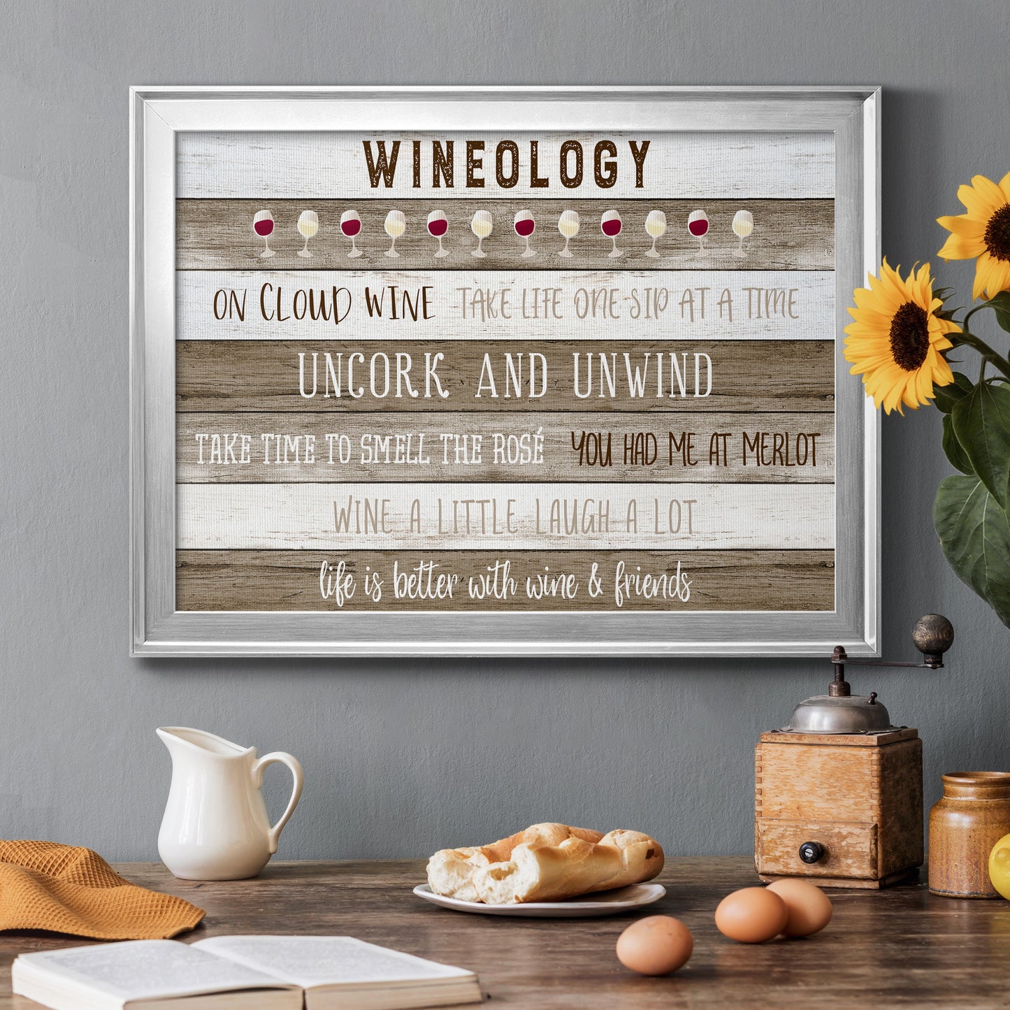 Wineology Premium Classic Framed Canvas - Ready to Hang