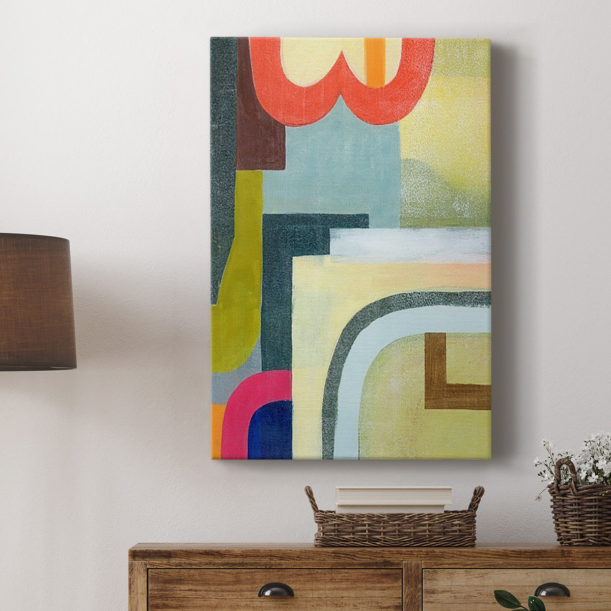 City of Rainbows II Premium Gallery Wrapped Canvas - Ready to Hang