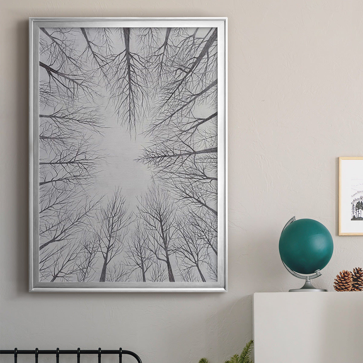 Deciduous Canopy I - Modern Framed Canvas Print