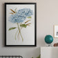 Petite Blue Hydrangea I - Modern Framed Canvas Print