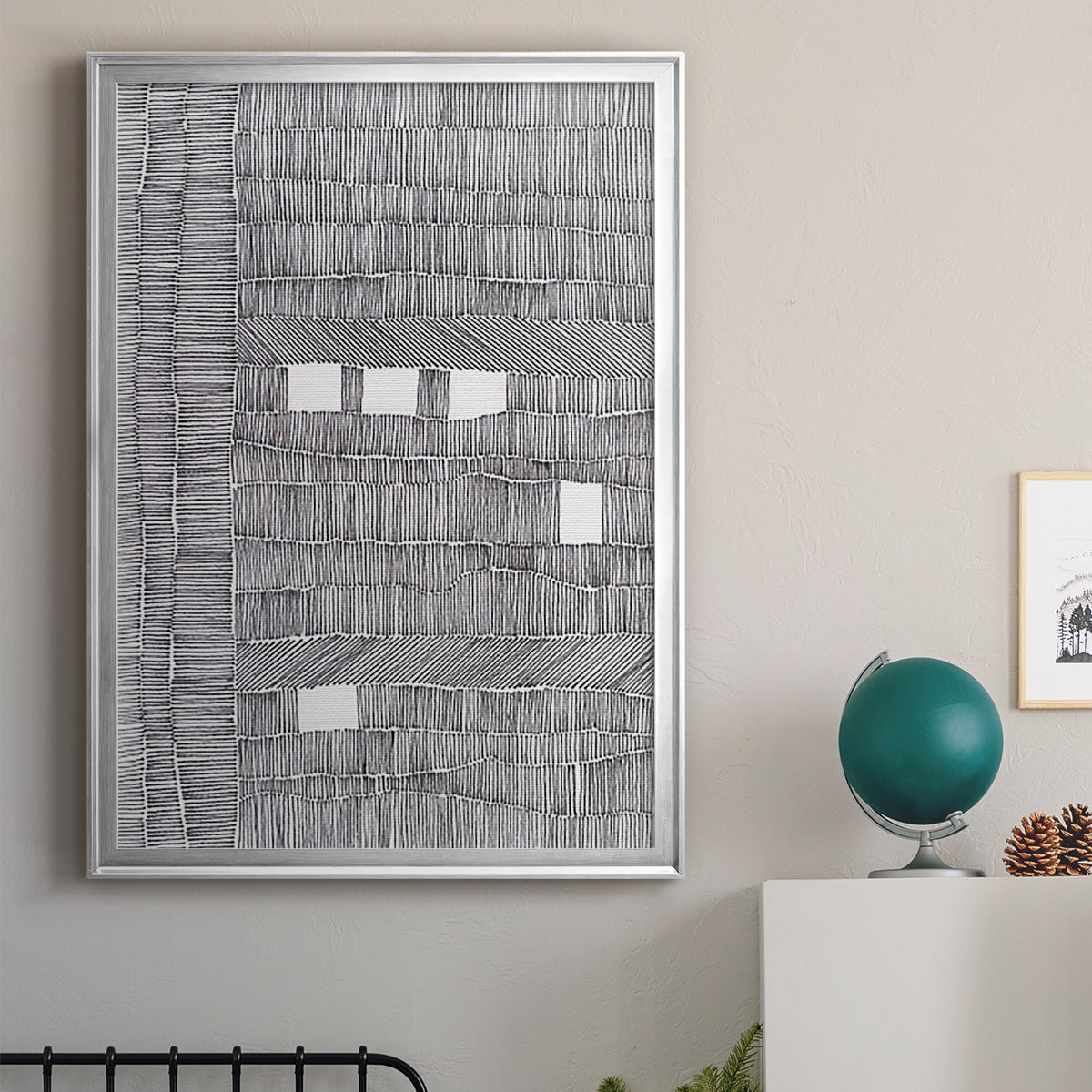 Tedious I - Modern Framed Canvas Print