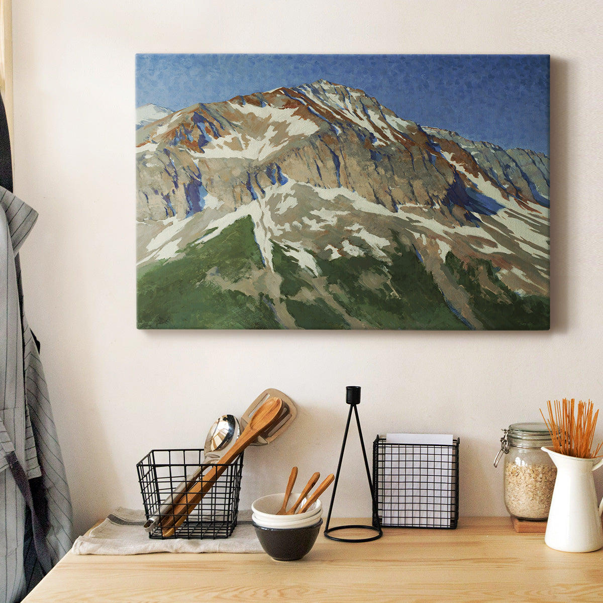 Vermillion Ascent Premium Gallery Wrapped Canvas - Ready to Hang