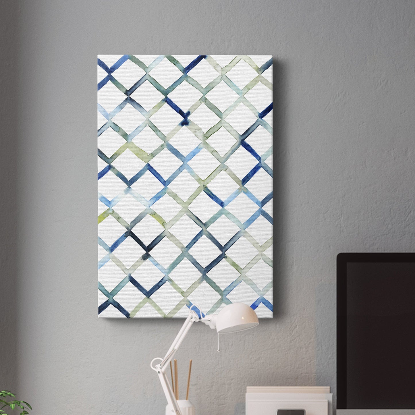 Sea Lattice II Premium Gallery Wrapped Canvas - Ready to Hang