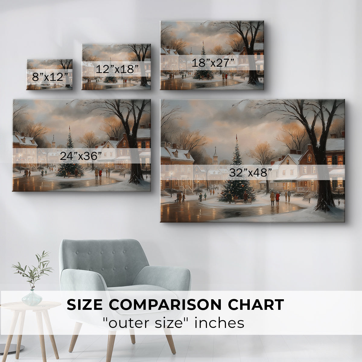Hearth of Amber Whisper - Canvas Art Print