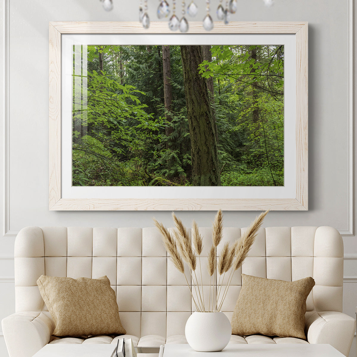 Calm of the Forest - Barnwood Framed Art Print