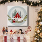 Snow Globe Village Collection C-Premium Gallery Wrapped Canvas - Ready to Hang