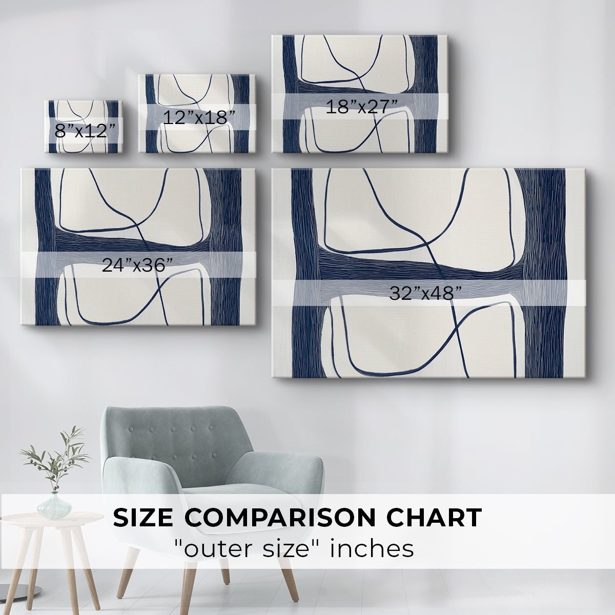 Abstract artwork featuring interwoven lines on a light background in a minimalist style