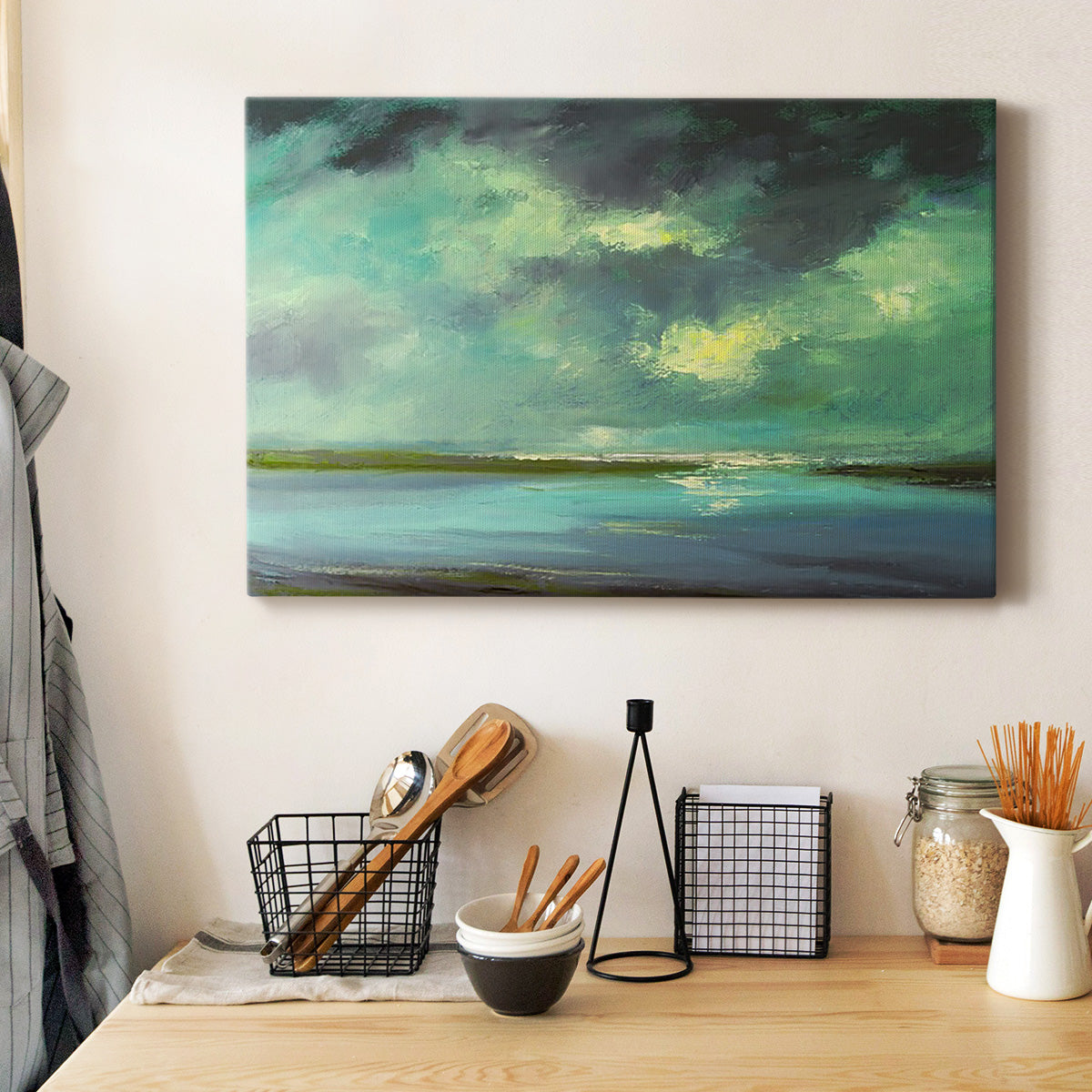 Lagoon Premium Gallery Wrapped Canvas - Ready to Hang