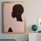 Pink Silhouette I - Modern Framed Canvas Print