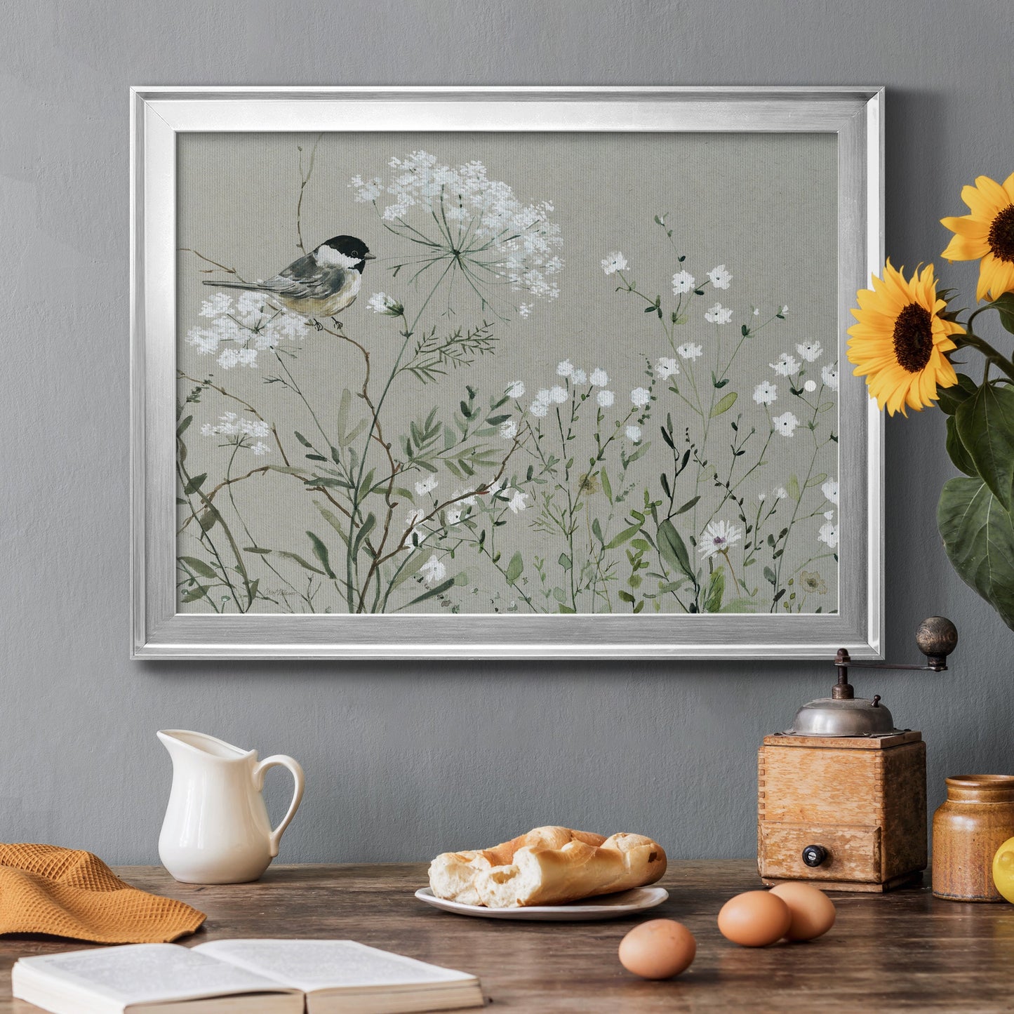 Bouquet of Grace Meadow I Premium Classic Framed Canvas - Ready to Hang