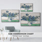 Irises, 1890 - Floater Framed Canvas Print