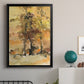 Fall Foliage Watercolor I - Modern Framed Canvas Print