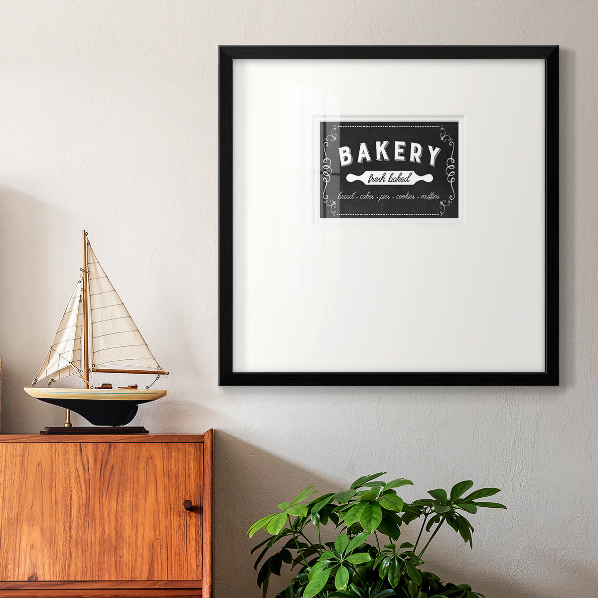 Bakery Premium Framed Print Double Matboard