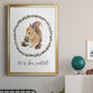 Harvest Home Squirrel - Modern Framed Canvas Print