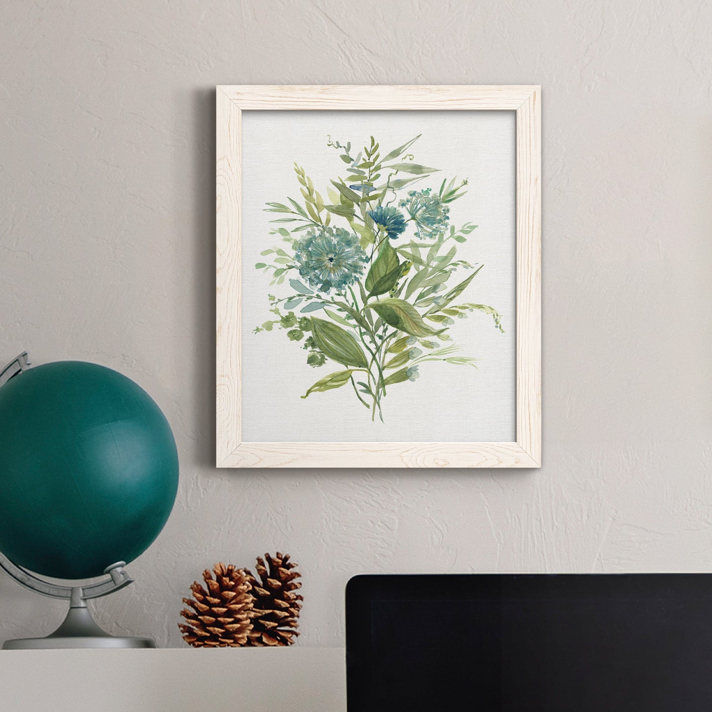 Greenery II - Premium Canvas Framed in Barnwood - Ready to Hang