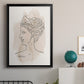 Greek Busts VI - Modern Framed Canvas Print