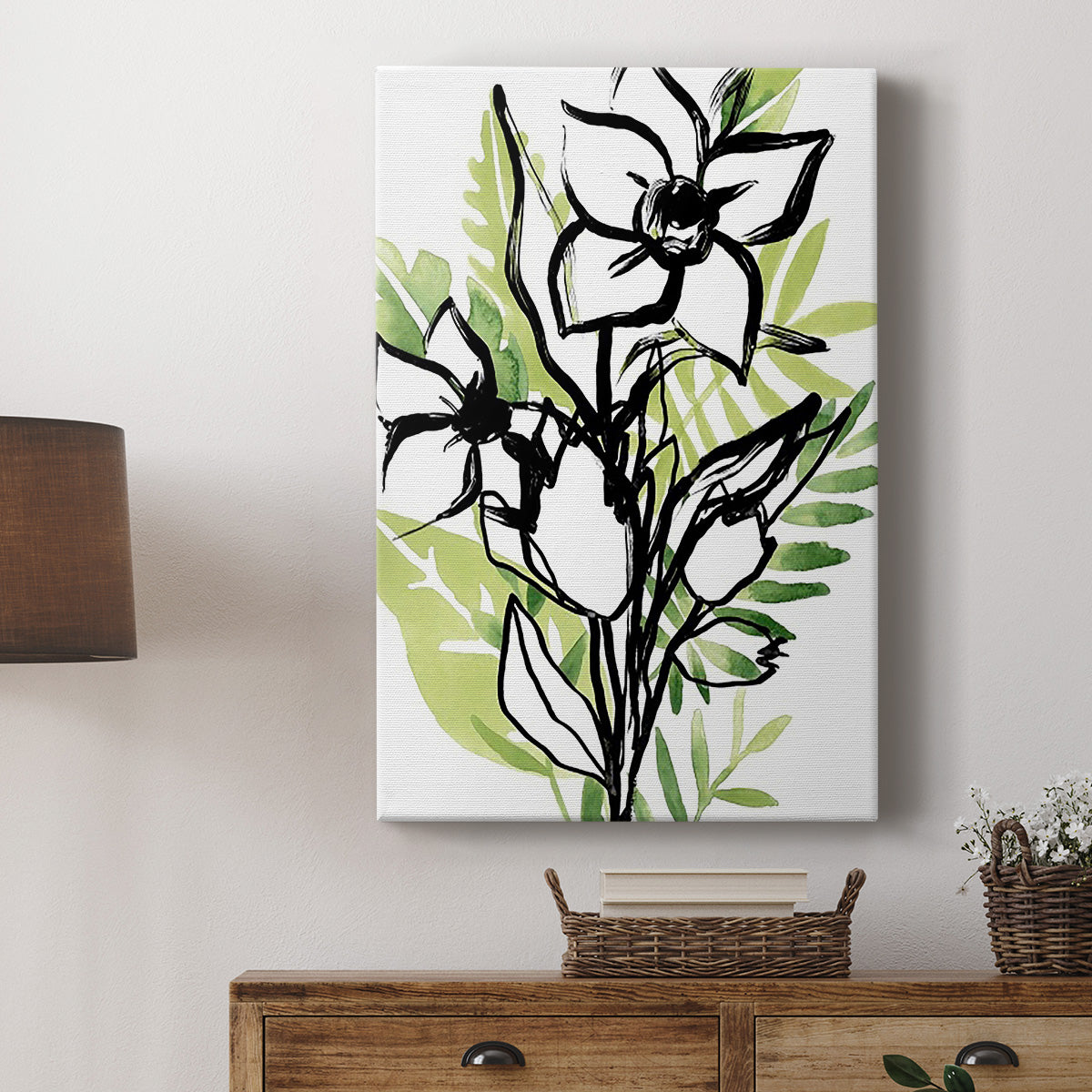 Tropical Sketchbook III - Canvas Art Print