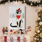 Christmas Cats & Dogs VI Premium Gallery Wrapped Canvas - Ready to Hang