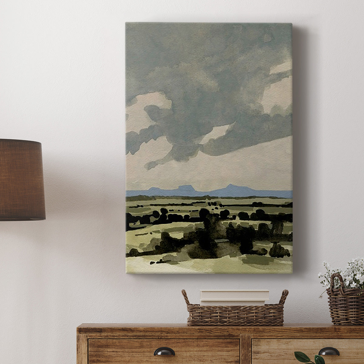 Pink Hazy Sky I Premium Gallery Wrapped Canvas - Ready to Hang