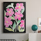 Floral Choir - Modern Framed Canvas Print
