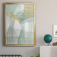 Mint Reflection I - Modern Framed Canvas Print