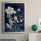 Indigo Botanical II Revisited - Modern Framed Canvas Print