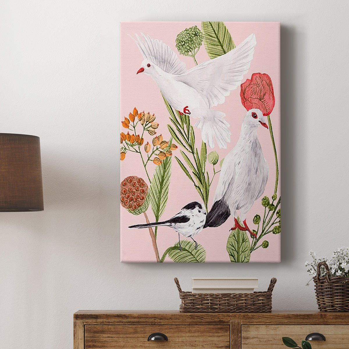 Birds in Motion I Premium Gallery Wrapped Canvas - Ready to Hang