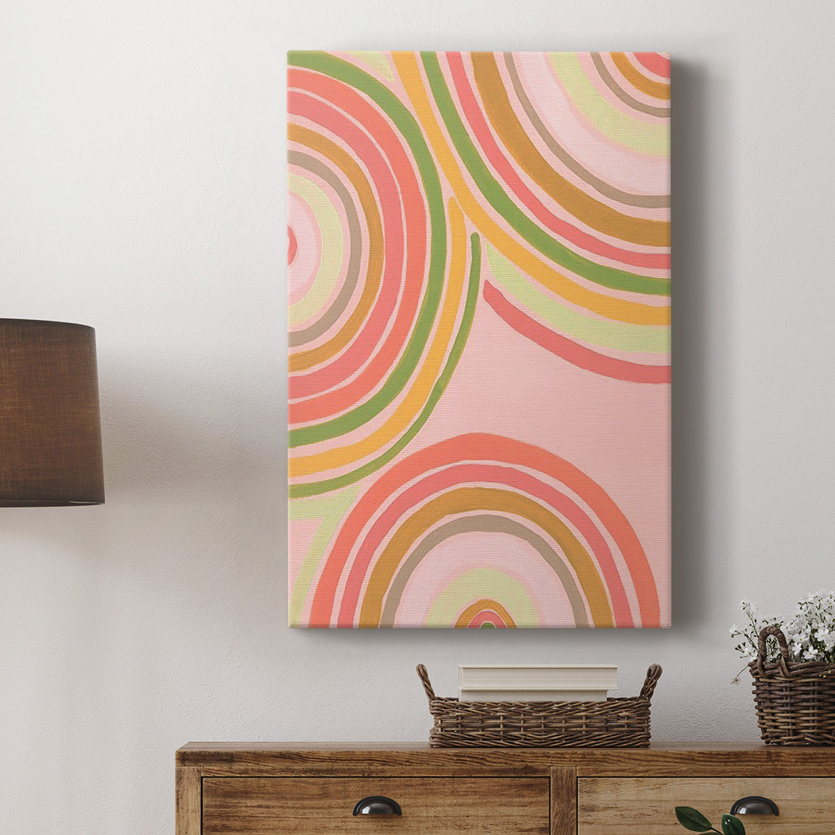 Abstract Rainbow I Premium Gallery Wrapped Canvas - Ready to Hang