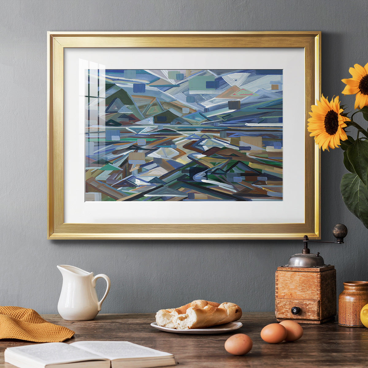 Low Tide - Modern Framed Art Print