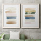 Faint Swatches I - Premium Framed Canvas 2 Piece Set - Ready to Hang